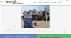 Desktop Screenshot of ecole-actuelle-bilingue.com