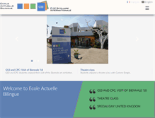 Tablet Screenshot of ecole-actuelle-bilingue.com